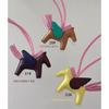 Handcrafted Leather Pegasus Charm Keychain Hand-Stitched Mini Horse Pendant With Tassel Bag Car Decor