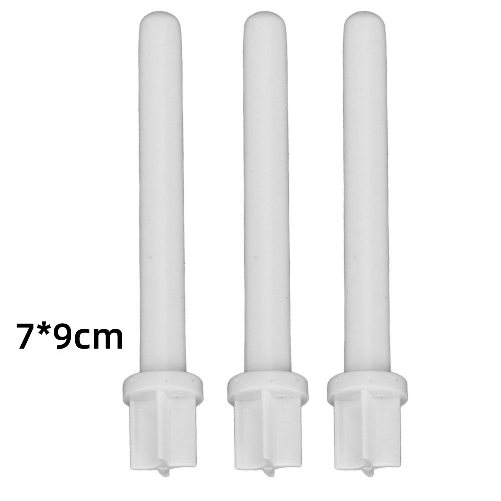 3pcs 3pcs Set Plastic Sewing Machine Spool Easy Install White Spool Pin Replaceable Parts Bobbin Winder Spindle Sewing Machine