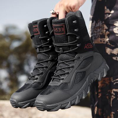 Herren Outdoor Militärstiefel Herren Special Force Taktische Stiefel Wüstenkampf Sicherheitsschuhe Männliche Wanderschuhe Neue Große Größe Armeestiefel