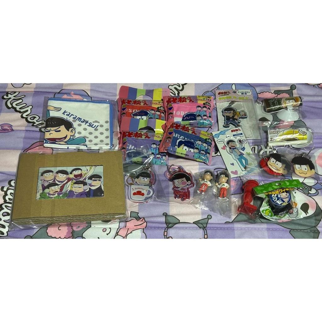 Used Osomatsu-san Can Badge Rubber Strap Clear File Etc.