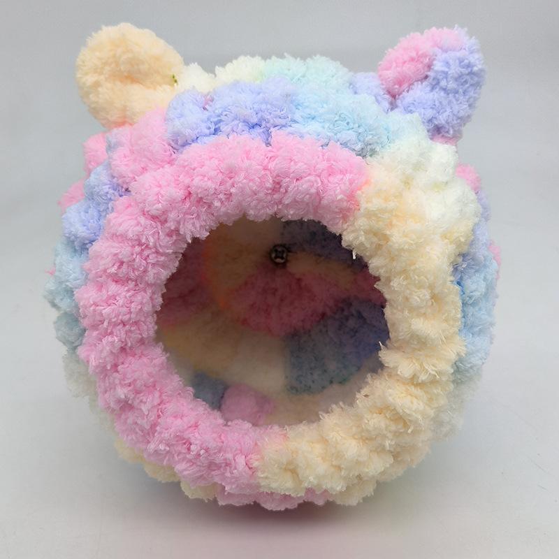 

Теплое гнездо для птиц, гнездо для попугая, утолщенное плюшевое гнездо из тигровой шкуры, теплое, удобное, хлопковое гнездо, плетение зимних принадлежностей для птиц