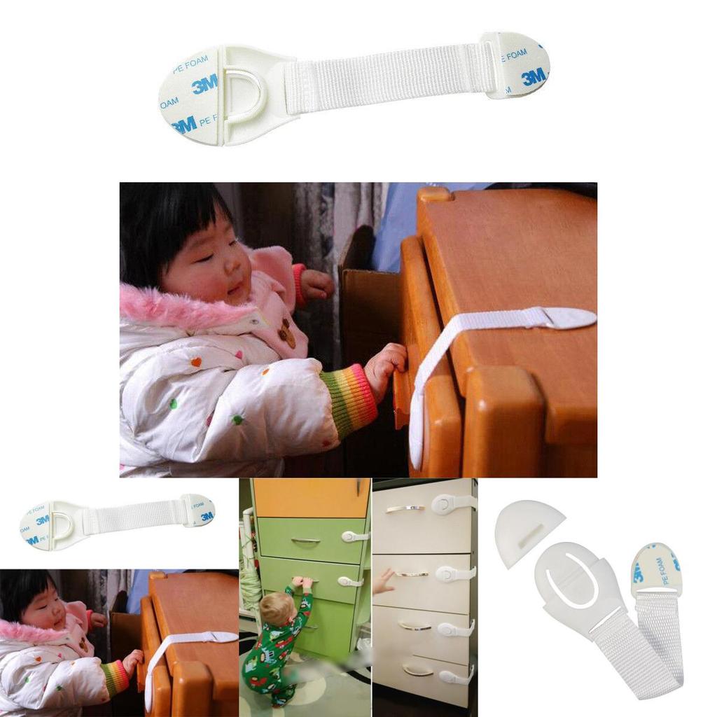 10x Baby Child Cupboard Cabinet Safety Locks For Ultimate Pet Proofing And Door Security