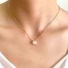ZAKOL Clear AAA Cubic Zirconia Square Pendant Necklace Elegant Wedding Engagement Zircon Gift for Women