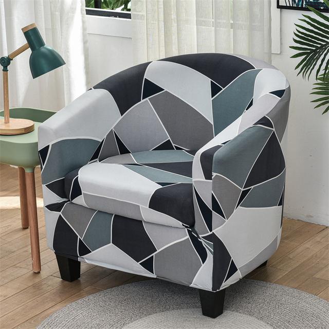 Split Style Armchair Cover Elastic Spandex Armchairs Covers Living Room Single Sofa Couch Slipcovers With Seat Cushion Covers