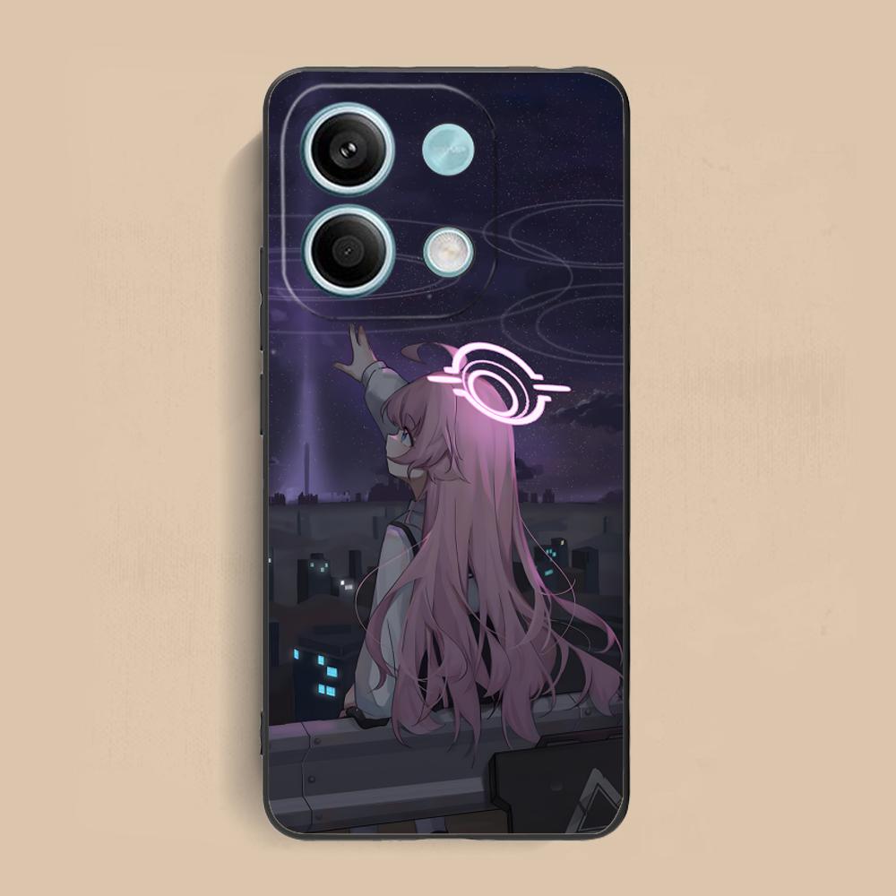 Blue Archive Takahashi Hoshino Phone Case for Xiaomi Redmi Note 14 13 12 11 A5 3 2 1 Pro Plus 4G 5G Colour Printing Cover Luxury