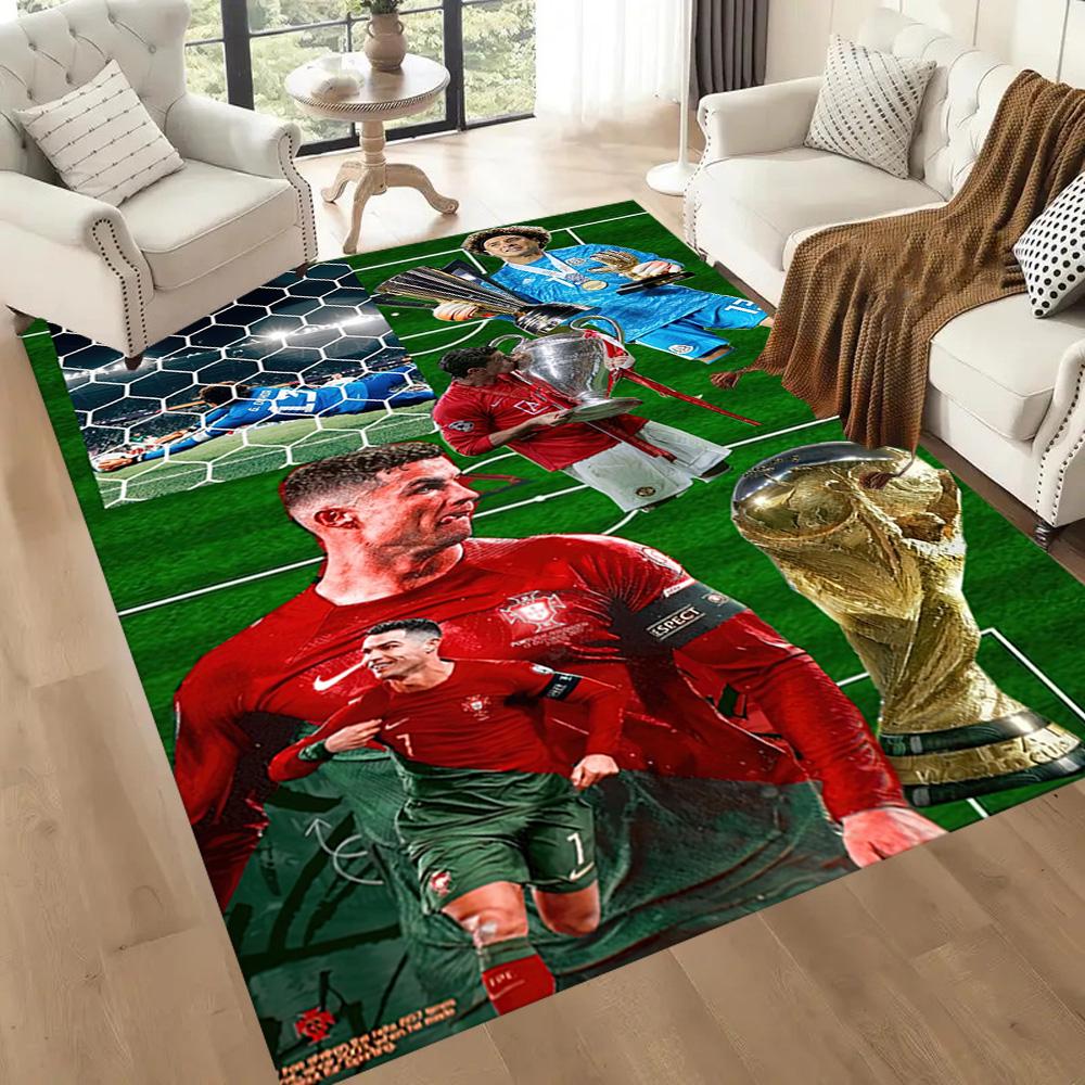 Cristiano Ronaldo Floor Rug Office Rug Design For Hallway Foyer Study Room Bedrooms Antislip Carpet Decorate Offices