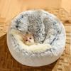 New Height-thickening Semi-closed Long Fur Nest Cat Dog Mat Dog Nest Cat Nest Warm Pet Supplies