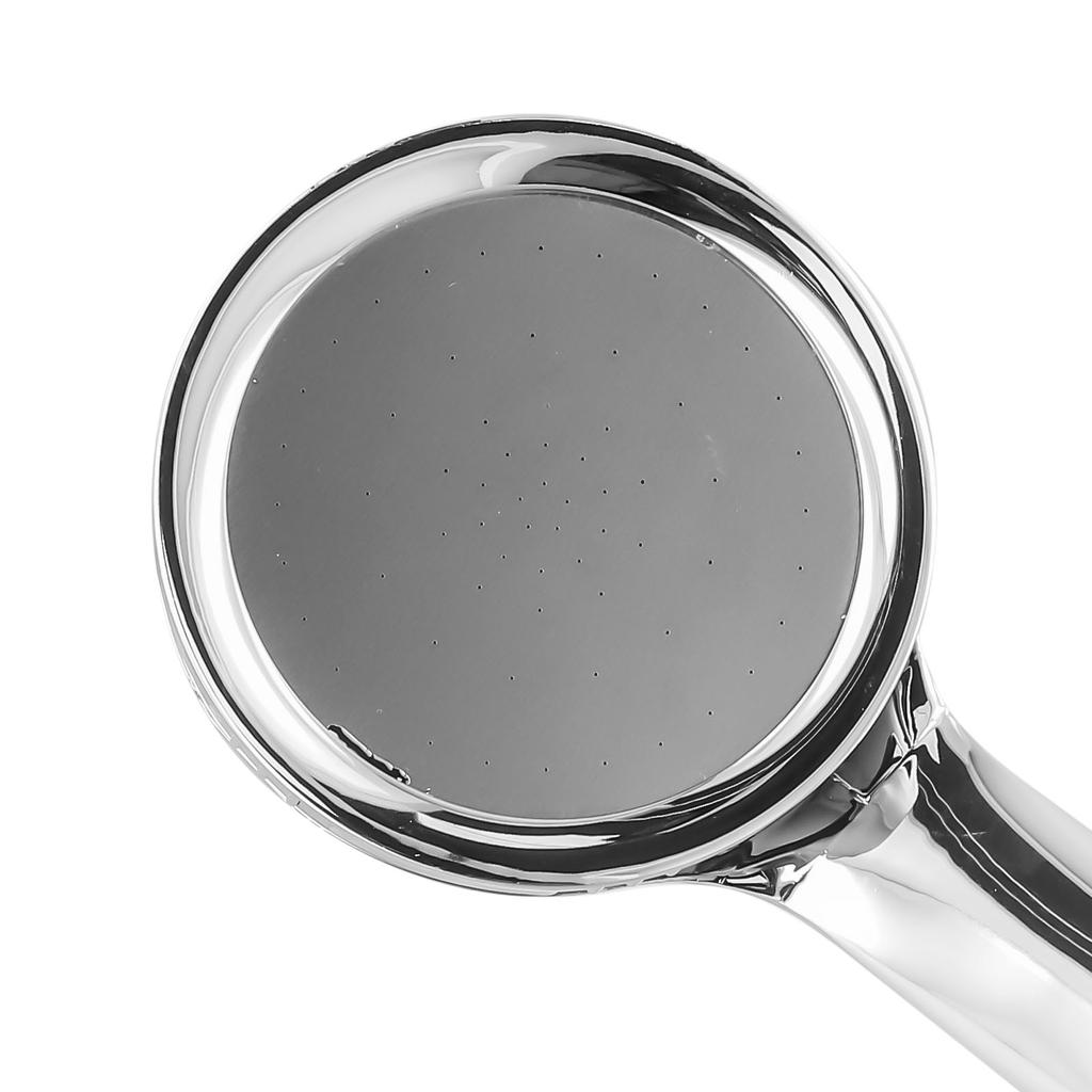 Water Saving Shower Heads Silver Shower Head For-Turbo High-Pressure Energy Water Saving Bathroom Handheld Showers Accessories