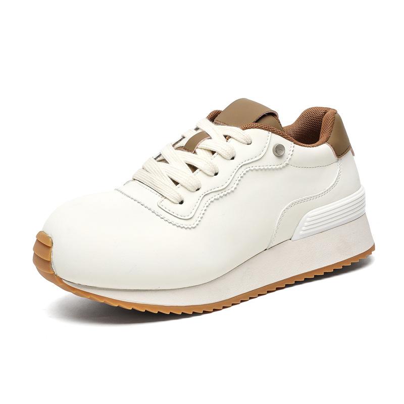 Men's Soft Sole Versatile Trend Derby Sports Casual Shoes Fashion Couple Thick Sole Heightening Sports Shoes 24719-J