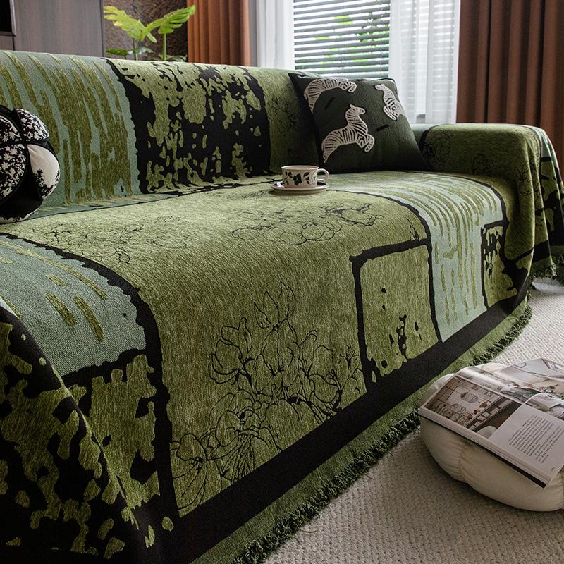 

Богемный чехол на диван, Нескользящий защитный чехол для мебели на четыре сезона для спальни и гостиной, Домашнее украшение, Покрывало-чехол на диван 180 * 130cm