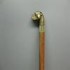 Antique Brass Designer Handle Black Wooden Walking Cane Stick Vintage Style gift