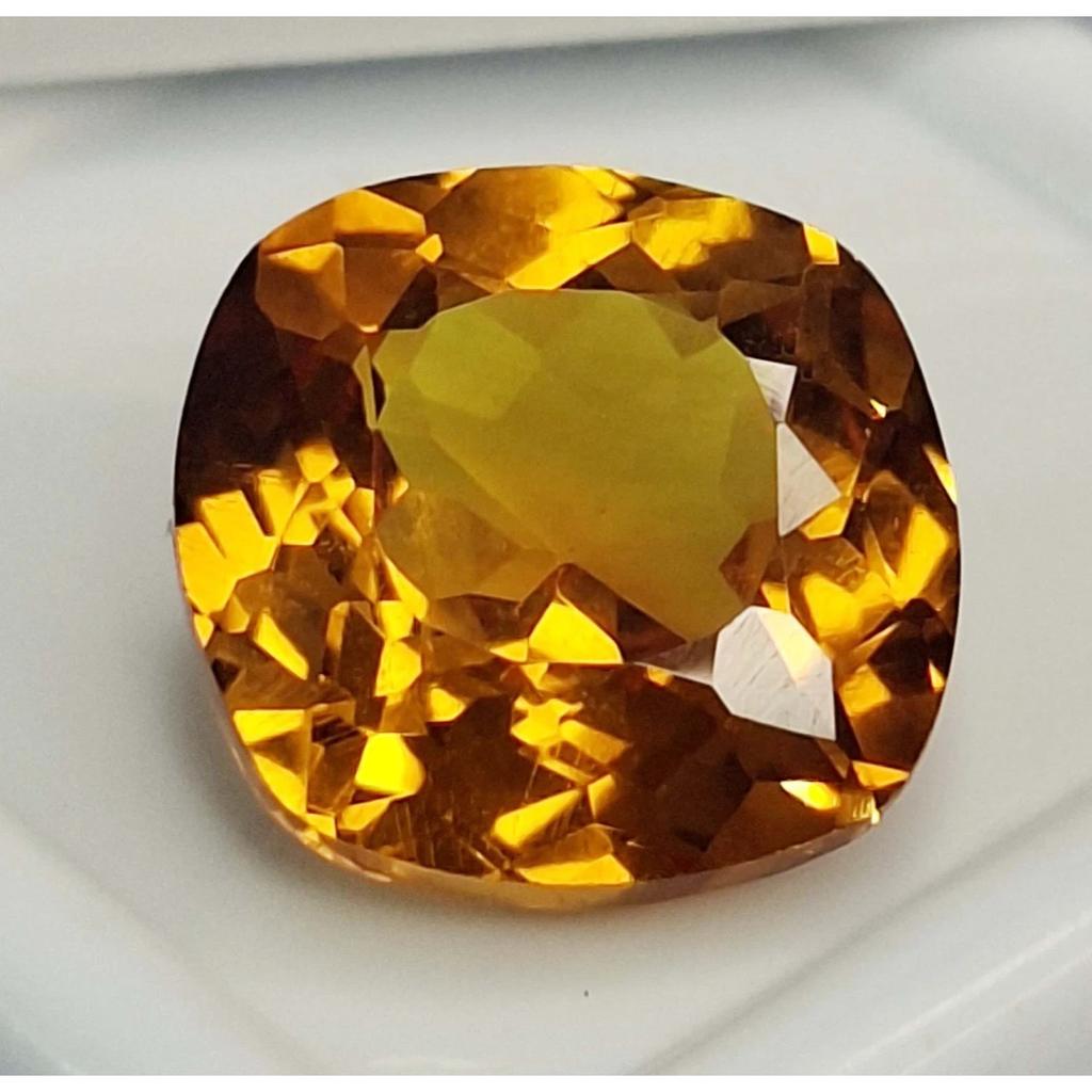 Beautiful Orangish Yellow Painite Natural Cushion Cut 8-10 Ct Loose Gemstone
