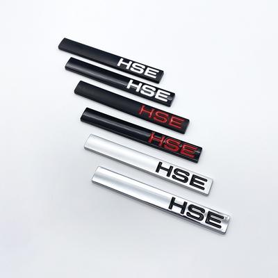 1Pc 3D Glossy Matt Black Chrome Silver Red HSE Exterior Decoration Emblem Car Rear Trunk Decals Upgrade Logo Sticker for SUV Car