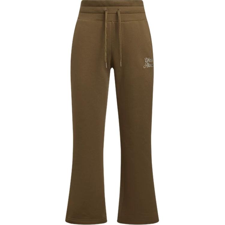 

Under Armour Soft Comfortable Skin-Friendly Casual Lace-Up Knitted Sports Pants Women pants Coyote-Brown 6005943-498 S