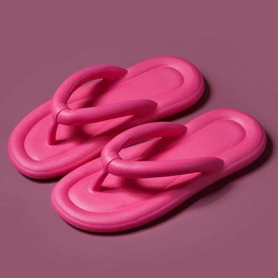 Fashion 2024 Fashion Pearl Flip Flops for Women Summer Clip Toe Soft Sole Beach Slippers Woman Indoor Bathroom Anti-Slip Slides
