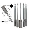 150mm Wrench Extension Sleeve Lengthen Hexagon Nut Driver Socket Wrench  For Electric Screwdriver