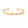 Minimalist C-Shaped Love Bracelet: Versatile English Letter Design for Women