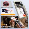 With Card Holder Sliding Camera Cover And Stand For Google Pixel 10 Pro XL Phone Case, Anti-Fall PC+TPU Wallet Case-Champagne