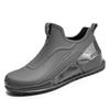 Summer men's short tube rain boots Men Outdoor Non-slip Fishing Shoes Light Hiking Shoes Durable Waterproof Rain Boots Rubber