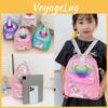 Colorful Pattern Unicorn With Sequins Children Backpack Kindergarten For