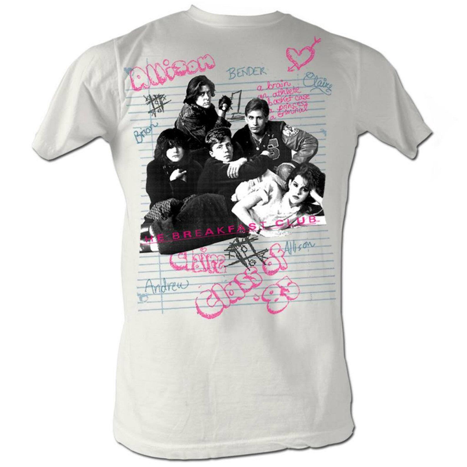 Breakfast Club Group White Adult T-Shirt 4XL