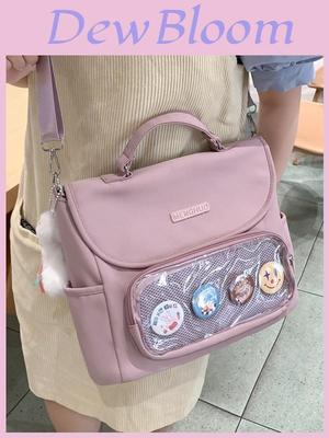 Harajuku Style Crossbody Bag With Polyester Material For Daily Casual Wear