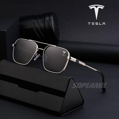 AAAIQ1 For Tesla Model 3 Model Y Model S Model X Cybertruck Car High-end Men Women Outdoor Sunglasses UV Protection Driver's Goggles