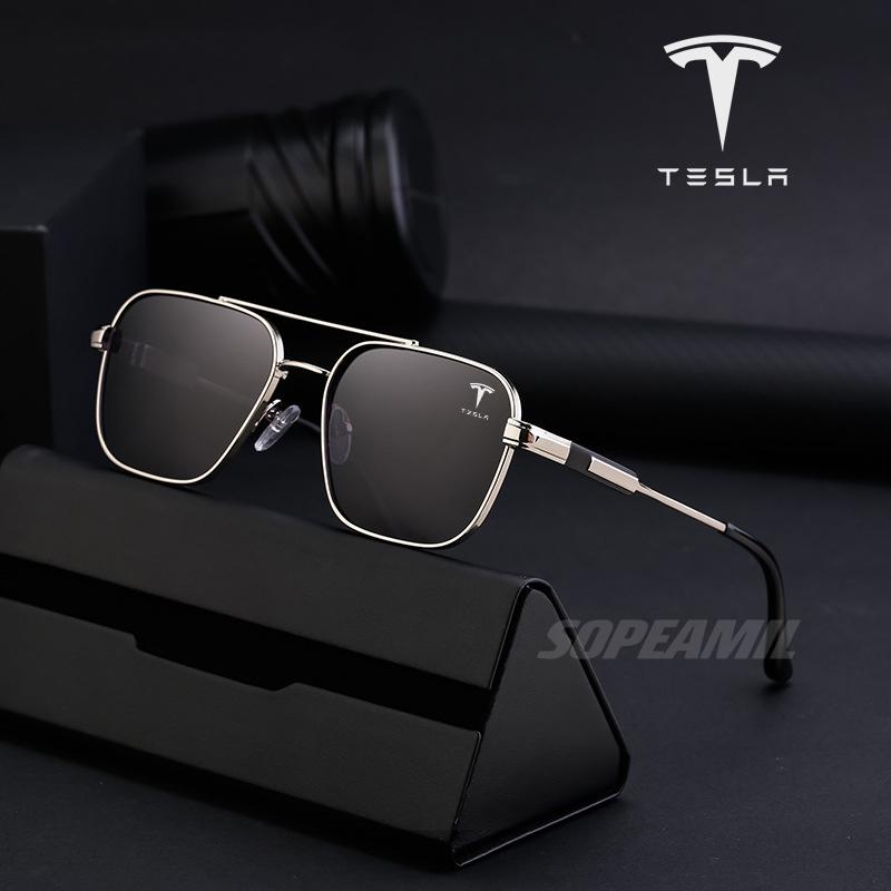 DTDIB1 For Tesla Model 3 Model Y Model S Model X Cybertruck Car High-end Men Women Outdoor Sunglasses UV Protection Driver's Goggles