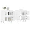 VidaXL Buffets 2 pcs blanc bois d'ingénierie 3190173