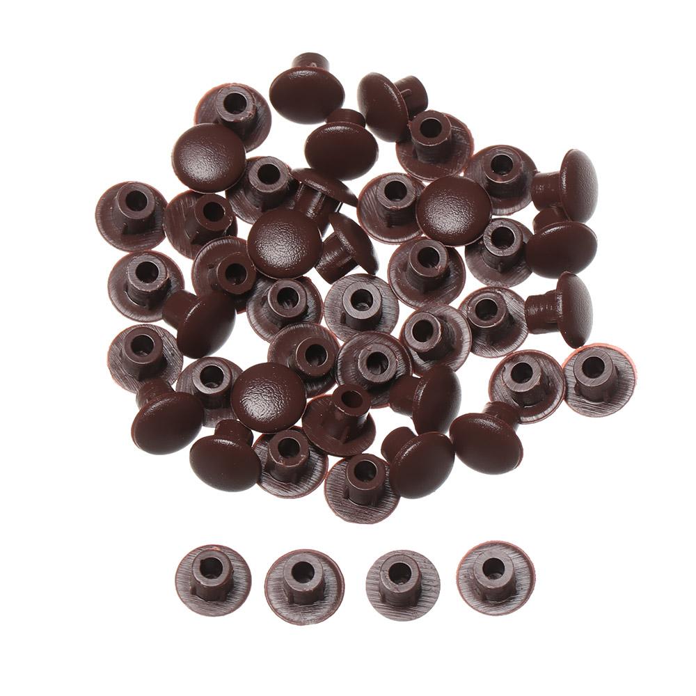 50Pcs Practical Hardware Hole Ornament Exterior Furniture Hole Covers Dust Plug Stopper Protective Cap Screw Decor