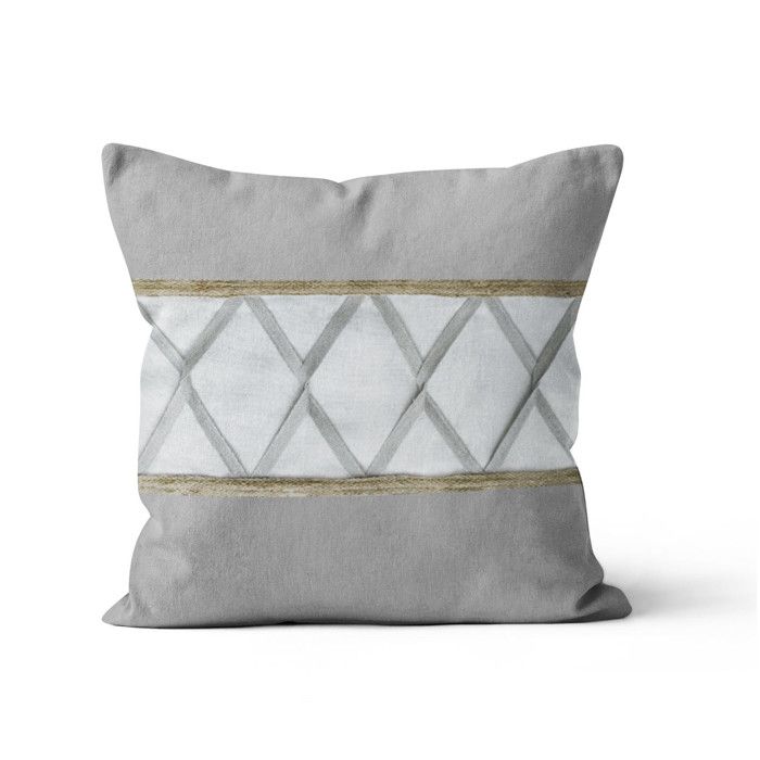 Coussin déhoussable en pur coton 40x40 cm AUDE, par Soleil d'Ocre