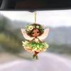 Angel Girl Acrylic Christmas Ornament & Charm
