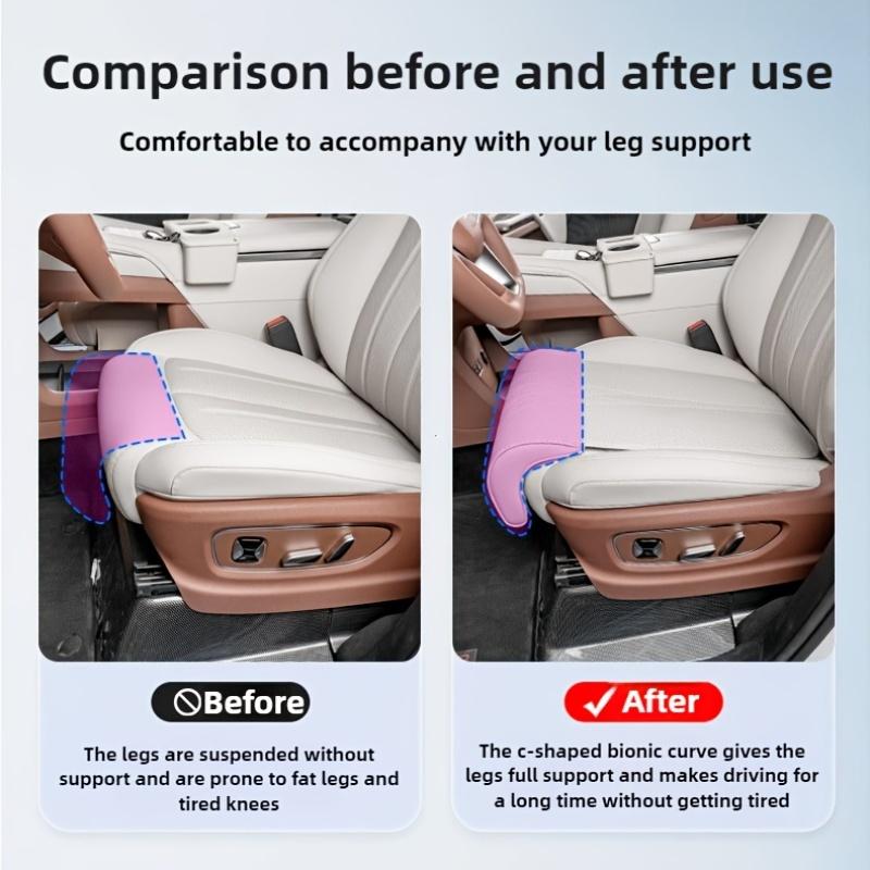 New Car Seat Leg Support Extension Cushion Universal Car Seat Protection Cover with Extension Leg Rest Padding Relieve Fatigue