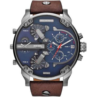 DZ7314 Mr Daddy Dual Time Chronograph Navy Blue Dial Men's Watch