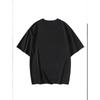 European sizes Men's Trendy Short-Sleeve T-Shirt with Creative Sunrise Sunset Ocean Pattern Print, Casual Loose-Fit Crew Neck Base Layer