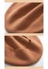 100% Pure Cashmere Women's Knitted Beret - Autumn/Winter Korean Style Streetwear