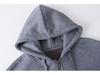 Sinnanxingshan Double Zipper Thick Velvet Hooded Sweater Jacket SN4723
