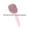 Dual-Use Candy Ribs Comb: Wet/Dry Hollow Scalp Massage & Volume Styling Comb