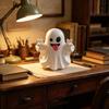 PVC Cute Ghost Figurine Cute Expressions Ghost Pen Holder Mini Desk Ornament  Bedroom Decor