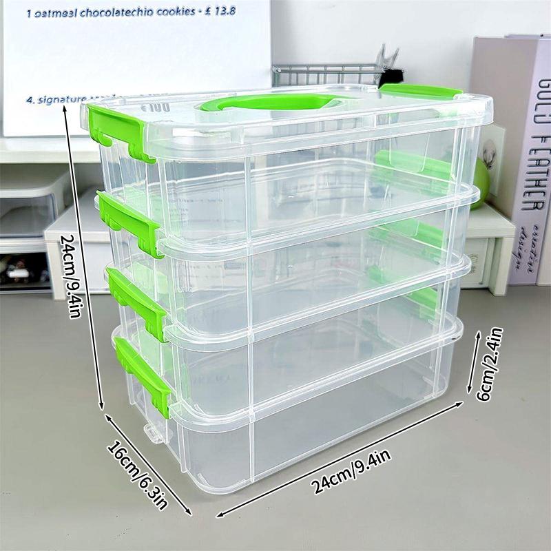 Clear Card Storage Box Idol Photocard Display Case Data Cable Storage Box Card Classification Case Desktop Sundries Organizer
