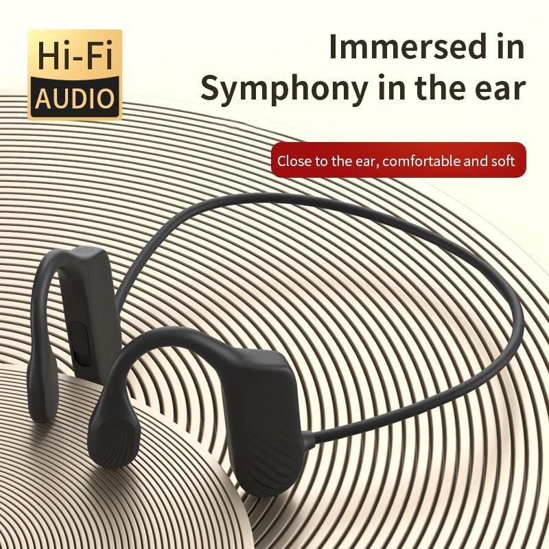 Los auriculares inalámbricos Bluetooth no entran en el oído, movimiento, tránsito de sonido