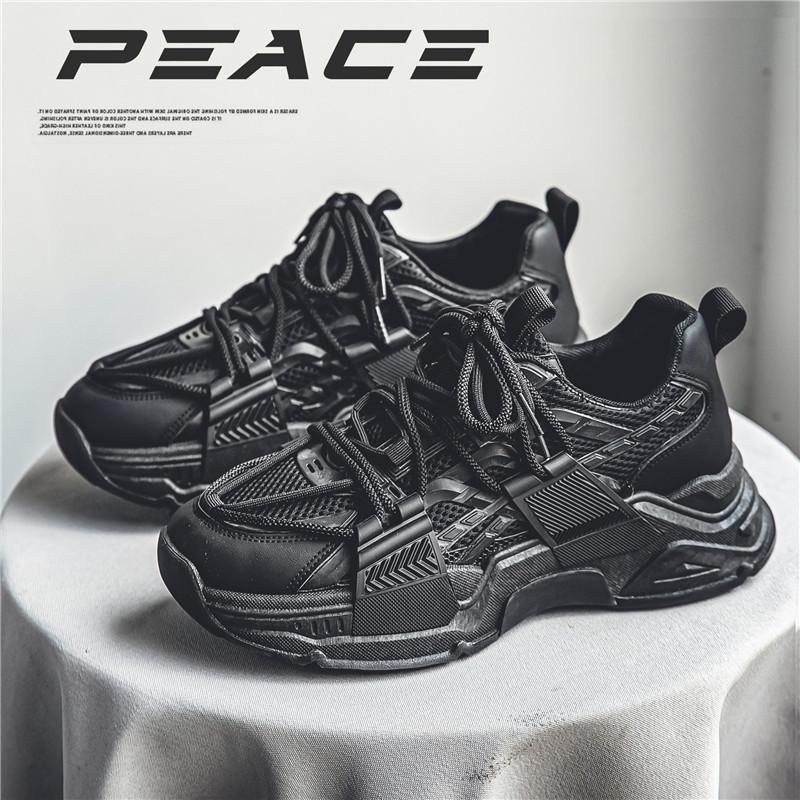 

Daddy shoes women s 2024 spring new versatile fashion casual shoes platform heightening sports shoes Korean version women s shoes 44 чорний