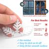 135Pcs Christmas Window Clings Snowflakes Window Decals Static Window Stickers For Xmas Party Supplies Thanksgiving Party Décor