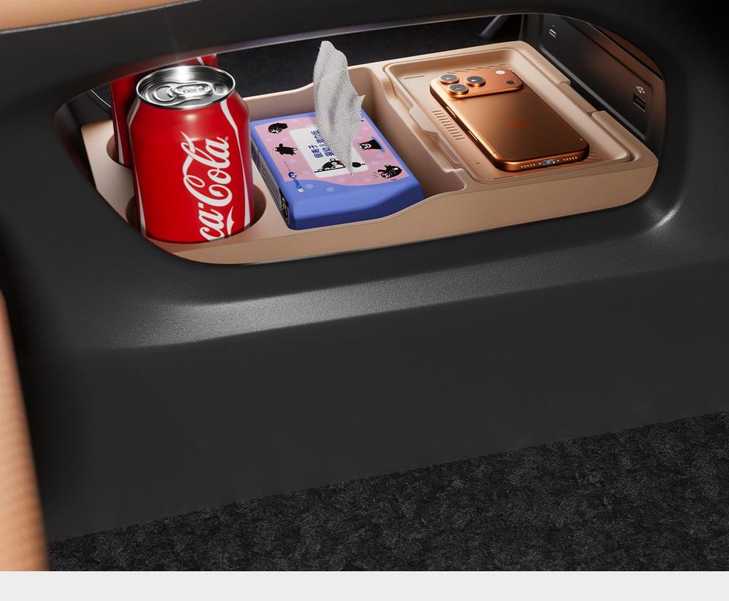 Geely Galaxy A7 Lower Console Armrest Storage Box - Car Interior Accessory
