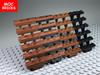 Individuelle Kreation Steine Treppe 7x4x6 Holzbauhütte Erbausteine 2431 30134 Stadtarchitektur Montierbare Partikel Kinderspielzeug