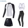 Womens UV Protection Rash Guard Set Long Sleeve Swimwear Surfing Snorkeling Diving Outdoor Activity