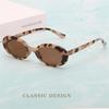 Retro Oval Sunglasses Small Frame Sunglasses For Women Men Jelly Color Gothic Glasses UV400 Fashion Shades Oval Mirror  New