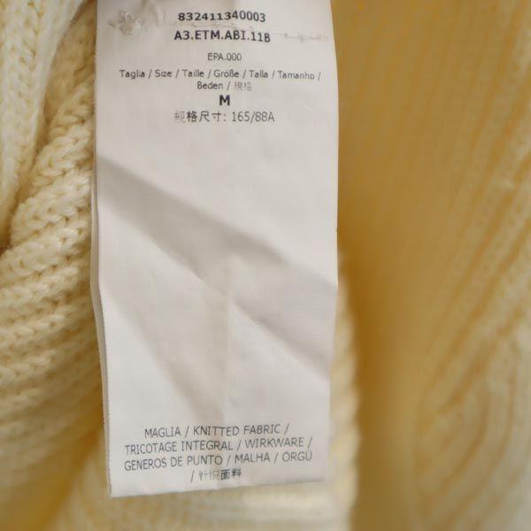 MAX&CO Long sleeve knit one piece M White system Back zip Women Used