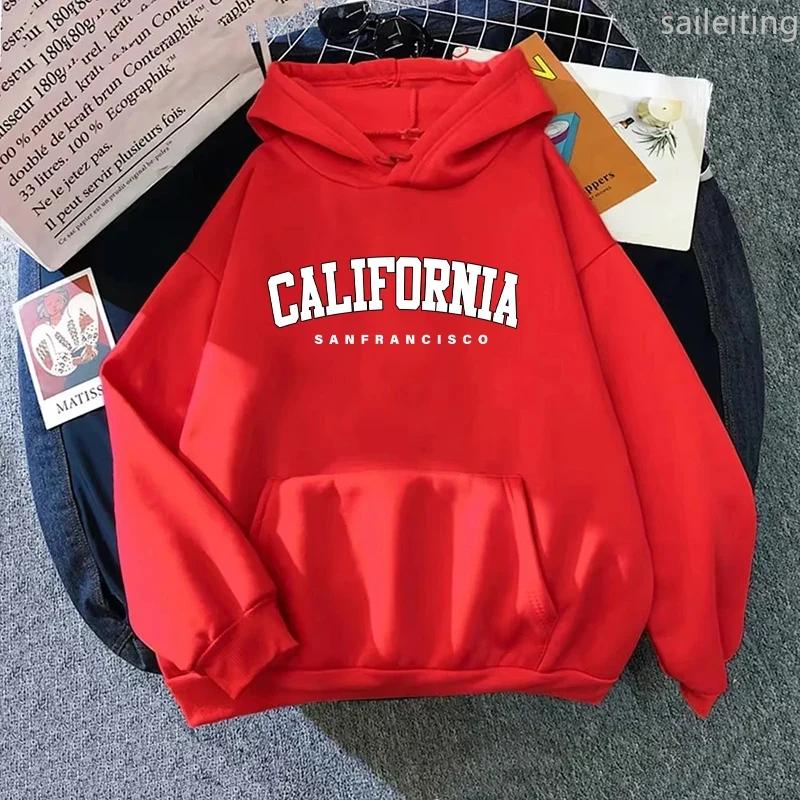 Kangaroo Pocket Hoodie Sweatshirts for Woman Fall Winter Daily Casual Sporty Hooded  Winter Clothes Women Aesthetic Clothes