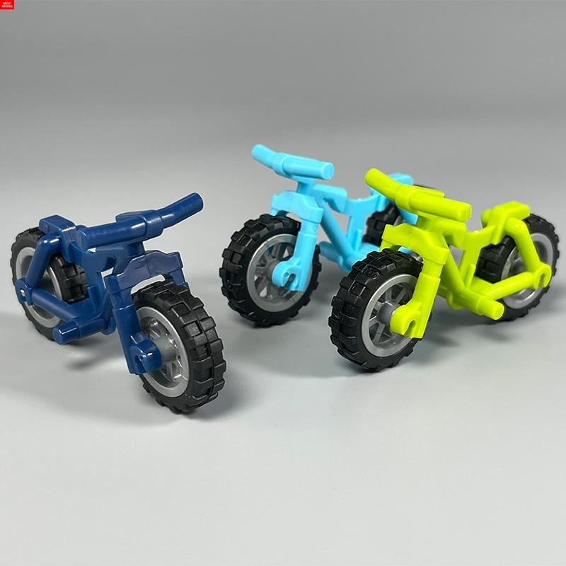 MOC Steine Fahrrad Rahmen Mountainbike Stadt Zusammengebaut Bausteine Friends Spielzeug Kinder Geburtstagsgeschenke